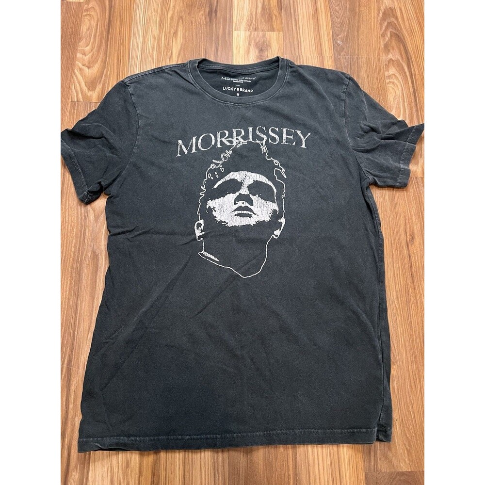 Morrissey The Smiths T-Shirt Lucky Brand Vintage Style Faded M Alternative Rock